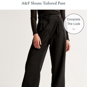 Abercombie and fitch black slacks